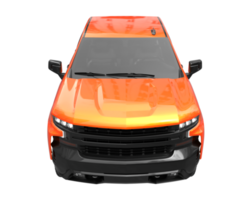 Pickup truck isolated on transparent background. 3d rendering - illustration png