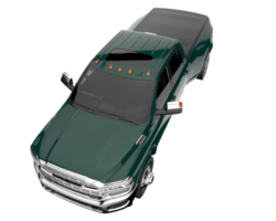 camionnette isolée sur fond transparent. rendu 3d - illustration png