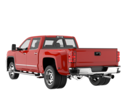 Pickup truck isolated on transparent background. 3d rendering - illustration png