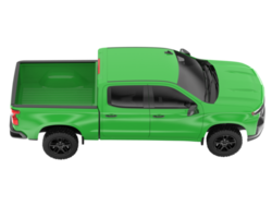 Pickup truck isolated on transparent background. 3d rendering - illustration png