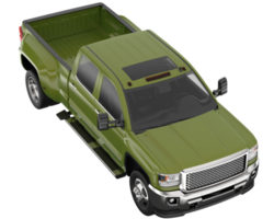 Pickup truck isolated on transparent background. 3d rendering - illustration png