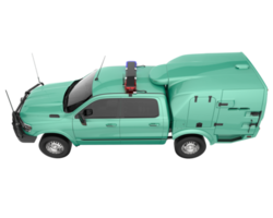 Pickup truck isolated on transparent background. 3d rendering - illustration png