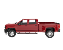 Pickup truck isolated on transparent background. 3d rendering - illustration png