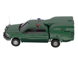 Raccogliere camion isolato su trasparente sfondo. 3d interpretazione - illustrazione png