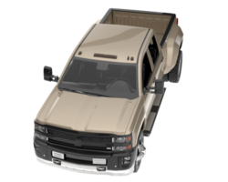 Pickup truck isolated on transparent background. 3d rendering - illustration png