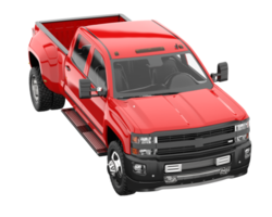 Pickup truck isolated on transparent background. 3d rendering - illustration png