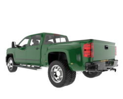 Pickup truck isolated on transparent background. 3d rendering - illustration png