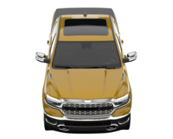 Pickup truck isolated on transparent background. 3d rendering - illustration png