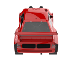 Race car isolated on transparent background. 3d rendering - illustration png