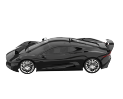 Race car isolated on transparent background. 3d rendering - illustration png