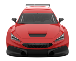Race car isolated on transparent background. 3d rendering - illustration png