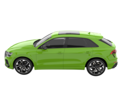 Realistic SUV isolated on transparent background. 3d rendering - illustration png