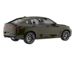 Realistic SUV isolated on transparent background. 3d rendering - illustration png