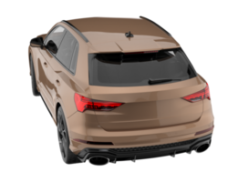 realistico suv isolato su trasparente sfondo. 3d interpretazione - illustrazione png