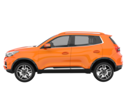 realistisk sUV isolerat på transparent bakgrund. 3d tolkning - illustration png