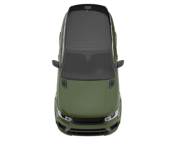 Realistic SUV isolated on transparent background. 3d rendering - illustration png