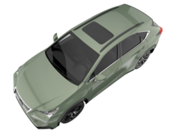 suv réaliste isolé sur fond transparent. rendu 3d - illustration png