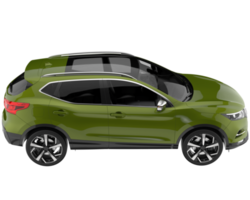 Realistic SUV isolated on transparent background. 3d rendering - illustration png