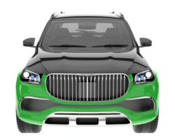 Realistic SUV isolated on transparent background. 3d rendering - illustration png