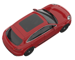 Realistic SUV isolated on transparent background. 3d rendering - illustration png
