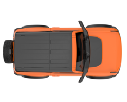 realistico suv isolato su trasparente sfondo. 3d interpretazione - illustrazione png