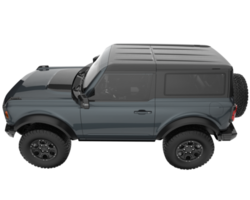 realistisk sUV isolerat på transparent bakgrund. 3d tolkning - illustration png