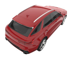 Realistic SUV isolated on transparent background. 3d rendering - illustration png