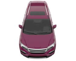 Realistic SUV isolated on transparent background. 3d rendering - illustration png