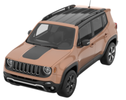 suv realista isolado em fundo transparente. renderização 3D - ilustração png