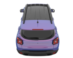 Realistic SUV isolated on transparent background. 3d rendering - illustration png
