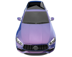 Realistic SUV isolated on transparent background. 3d rendering - illustration png