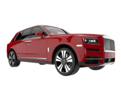 Realistic SUV isolated on transparent background. 3d rendering - illustration png