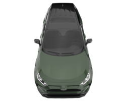 Sport car isolated on transparent background. 3d rendering - illustration png