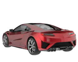 Sport car isolated on transparent background. 3d rendering - illustration png