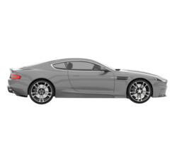 voiture de sport isolée sur fond transparent. rendu 3d - illustration png