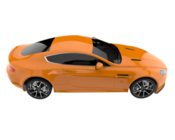 Sport car isolated on transparent background. 3d rendering - illustration png