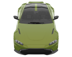 Sport car isolated on transparent background. 3d rendering - illustration png