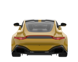 Sport car isolated on transparent background. 3d rendering - illustration png