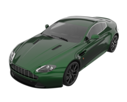 Sport car isolated on transparent background. 3d rendering - illustration png