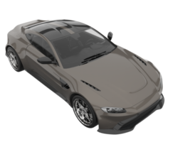 Sport car isolated on transparent background. 3d rendering - illustration png