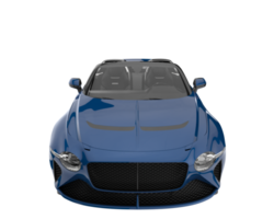 voiture de sport isolée sur fond transparent. rendu 3d - illustration png