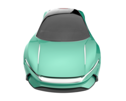 voiture de sport isolée sur fond transparent. rendu 3d - illustration png