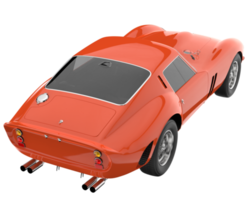 carro esporte isolado em fundo transparente. renderização 3D - ilustração png