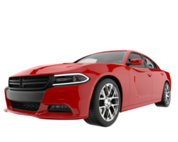 voiture de sport isolée sur fond transparent. rendu 3d - illustration png