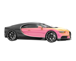 sport auto geïsoleerd Aan transparant achtergrond. 3d renderen - illustratie png