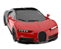 Sport car isolated on transparent background. 3d rendering - illustration png