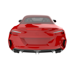 Sport car isolated on transparent background. 3d rendering - illustration png