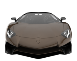 voiture de sport isolée sur fond transparent. rendu 3d - illustration png