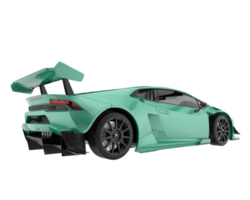 sport auto geïsoleerd Aan transparant achtergrond. 3d renderen - illustratie png