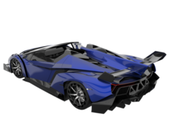 sport auto geïsoleerd Aan transparant achtergrond. 3d renderen - illustratie png